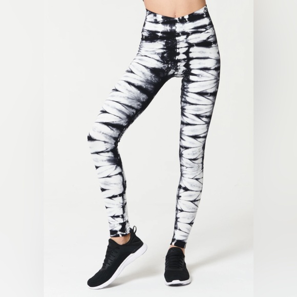 Nux Eclipse Black Tie Dye Vitalia Legging Pant - Picture 2 of 7